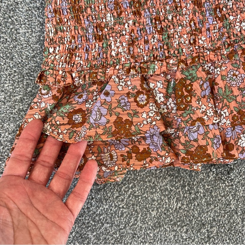 Veronica Beard Melodie Miniskirt in Coral Floral - Picture 11 of 13